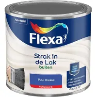 Flexa - Strak In De Lak Buitenlak Hoogglans - Puur Krokus - Mengverf - 500 Ml