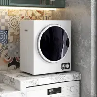 MODFU - Mini Wasdroger - 4 Kg - 4 Programma's - 2 Warmtestanden - Afvoerdroger - Wit