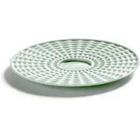 Serax Ann Van Hoey Nido thee schotel D14.5cm bone china groen