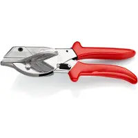 Knipex Versteksnijder voor kunststof- en rubberprofielen | Kunststof bekleed | Verchroomd | Lengte 215 mm - 94 35 215 EAN