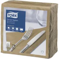 Tork tissue servet 39x39cm 2-laags 1/4-vouw biscuit 12x150