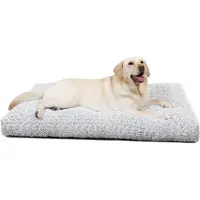Merkloos Groot hondenbed met antislipbodem, 90 x 60 cm