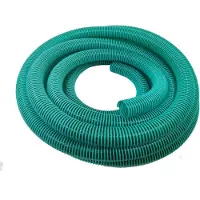 Merkloos Spiraalslang, zuig- en drukslang, PVC, groen/transparant, 25 mm, 10 meter