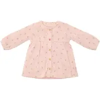 Little Dutch korte jurk roze Meisjes Katoen Ronde hals All over print - maat 62