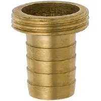 GEKA slangkoppelstuk buitendraad 3/4 inch - 19 mm messing