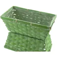 Freese Nature Trends Plantenmand Lichtgroen Rechthoek 23 cm - bamboe