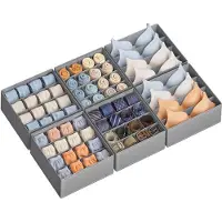 Songmics Faltbarer Vliesstoff Organizer für Schubladen, PAX 100-combinatie