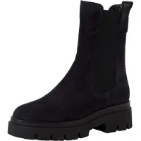Tamaris chelsea boots van echt rundleer