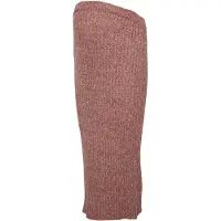 Mamalicious gebreide midi zwangerschapsrok Roze Dames Polyester Effen - maat L