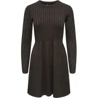 ONLY Onlfia Midi-jurk Dames Bruin Xs