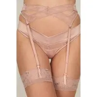 Hunkemoller Jarretel Brigitte Roze Dames | Maat: M
