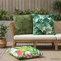 vidaXL Kussensloop 2 st HEERLEN Meerkleurig 80 x 80 cm Polyester