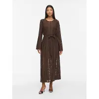 Vila Visilano Lange Mouwen Maxi-jurk XL EU dames