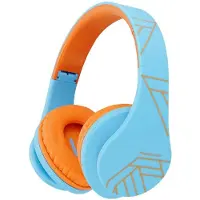 PowerLocus P2 kinderhoofdtelefoon, draadloos, blauw/oranje