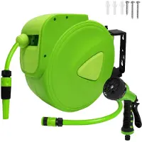 Merkloos Tuinslanghaspel met 20 meter slang en handdouche
