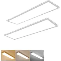 OEM Inbouwspots voor plafond, dimbaar, met afstandsbediening, 2 stuks, verwisselbaar, WIT, 31-40W