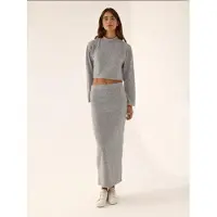 Hiccups for Kids Lage Taille Gebreide Bodycon Maxi Rok