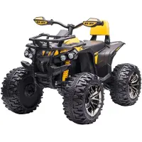 HOMCOM HOMdotCOM elektrische quad kinderen 100 cm x 65 cm x 73 cm
