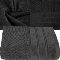 Eurofirany Luxe Katoenen Handdoek 30x50 cm, 500 gsm, zwart