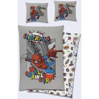 Aymax Spiderman muurklimmer dekbedovertrek - één stuk - 140 x 200 cm - 65 x 65 cm - katoen