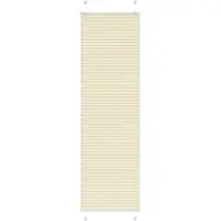 vidaXL Plissé rolgordijn 60x200 cm stofbreedte 59,4 cm polyester crème