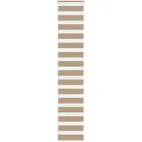 vidaXL Zebra Blind 50x200 cm stofbreedte 55,9 cm polyester zandbruin