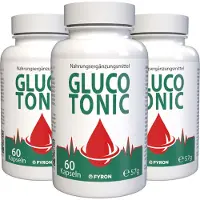 IncHealth Inter GmbH Gluco Tonic - 180 Capsules (3x 60 capsules), Verpakking van 3