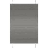 vidaXL Plissé rolgordijn 100x150 cm stofbreedte 99,4 cm antraciet