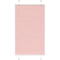 vidaXL Plissé rolgordijn 75x150 cm stofbreedte 74,4 cm polyester roze