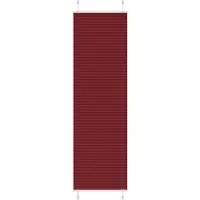 vidaXL Plissé rolgordijn 55x200 cm stofbreedte 54,4 cm bordeauxrood