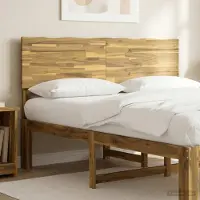 vidaXL Live Edge Hoofdbord ROSTOCK Witgewassen 140 cm