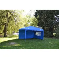 Merkloos Opklapbare tuinpaviljoen met UV-bescherming en zijwanden