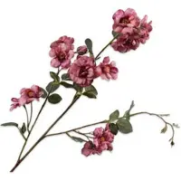 Silk-ka Kunstbloem Roos Roze H 39 Cm