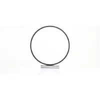 DesignNest Round Table Lamp | HENG - Tafellamp - Dimbaar - Rond 35 cm - Zwart-Chroom