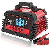 Strex SP227 - Acculader - 12/24V 5/10/25A - LCD-scherm - Multibescherming