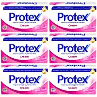 Protex Zeep Cream - Antibacterieel Zeepblok - Voor Gezicht en Lichaam - 6 x 90g