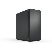 Fractal Design Define One Dark Solid, Midi-tower, PC-behuizing, Zwart, ATX, E-ATX, Micro ATX, Mini-ITX, Staal, 17,1 cm