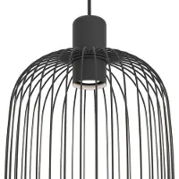 Eglo Lodods Hanglamp - E27 - Ø 22 cm - Zwart