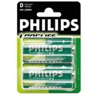 Philips Longlife R20 - 1,5V batterijen - 12x2 stuks