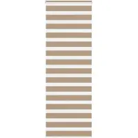 vidaXL Zebra Blind 85x230 cm stofbreedte 80,9 cm polyester zandbruin