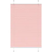 vidaXL Plissé rolgordijn 85x150 cm stofbreedte 84,4 cm polyester roze