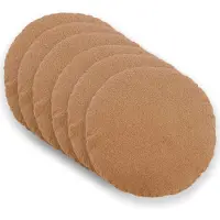 vidaXL Kussensloop 6 st HEERLEN Beige Diam. 40 cm Bouclé