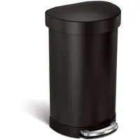 Simplehuman Prullenbak Liner Pocket Half Rond 45 liter Zwart