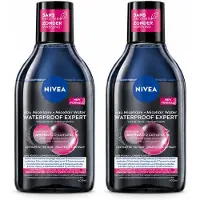 Nivea 2 x – Micellair Reinigingswater – Waterproof Expert – 400 ml - Bulkverpakking - 2 stuks