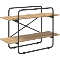 vidaXL Boekenplank 2-laags 100 x 35 x 70 cm PB Artisanaal eiken