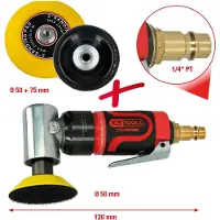 Ks Tools 515.5585 SlimPOWER mini-pneumatische slijpmachine, 19000omw/min.