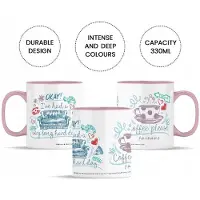 Ert Roze Friends Mok - Keramiek, 330ml