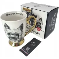 Queen Isabell Yorkshire Terriër Mok - Porselein in Cadeauverpakking