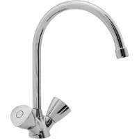 Ideal standard Venlo Nimbus II Project keukenkraan - Tweeknops - Draaibare uitloop - Chroom