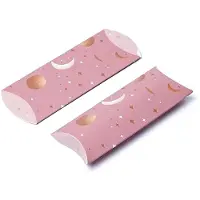 Phoenix Kussendoos S Roze Maan en Sterren --pakket van 20 stuks - 12x6cm - 12x6cm